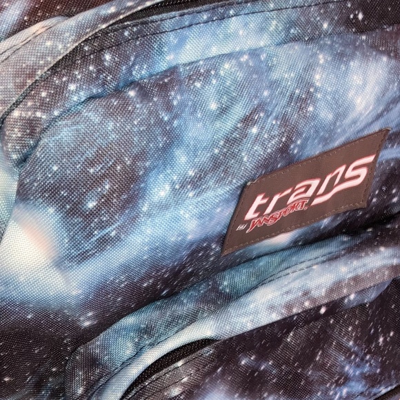 Blue Galaxy Trans by Jansport backpack - Picture 5 of 6